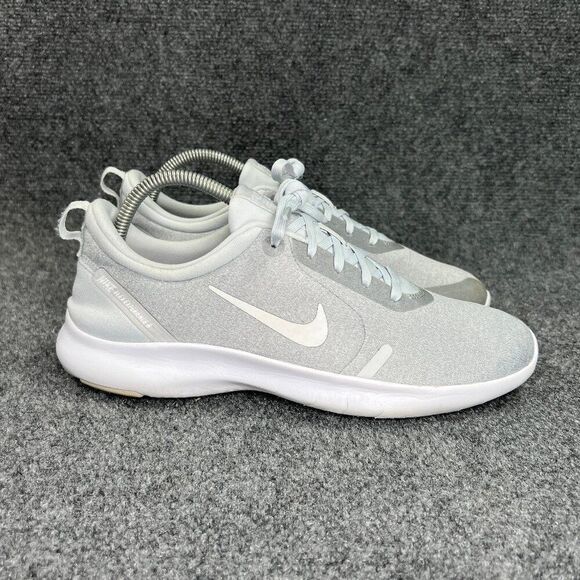 Nike Flex Experience 8 Running Shoes Womens Size 11 Grey White Athletic Training - Picture 1 of 12